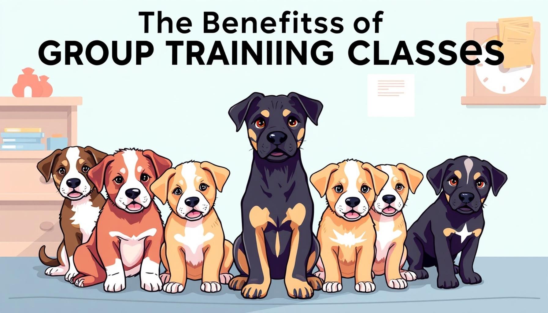 The Benefits of Group Training Classes for Puppies